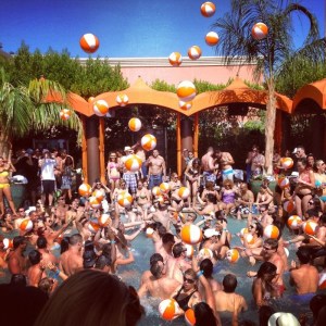 party pool at Tao vegas