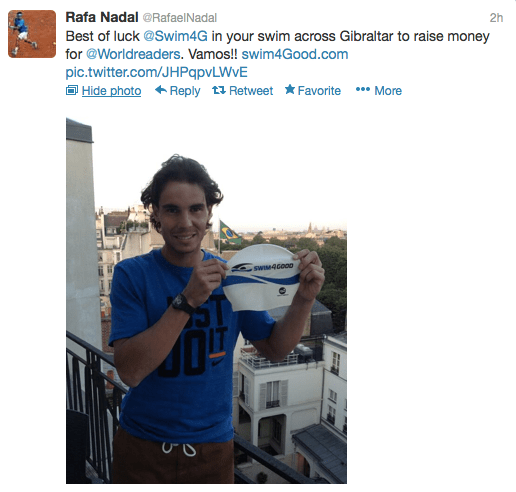Rafa Nadal Swim4Good