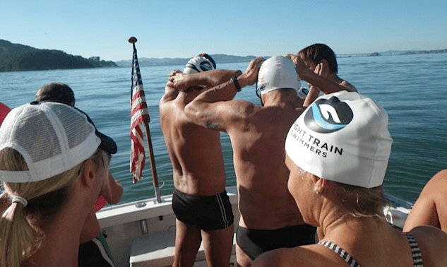 Night Trainers about to jump into the SF Bay