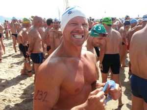 Mark getting ready to race