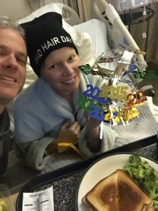 My friend Sabrina brought us some NYE cheer and this hat-  Bad Hair Day.  Makes me laugh every time I wear it. 